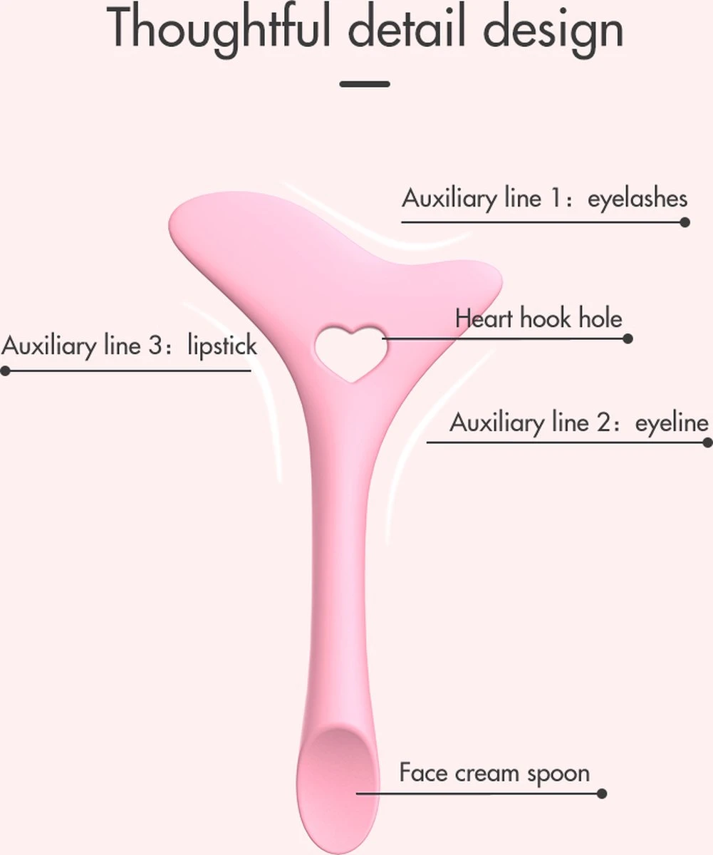 Eyeliner Tool - Wing - Winged Eyeliner - Eyeliner Aid - Applicator - Eyeliner Helper - Mascara Helper - Perfecte Eyeliner - Perfect - Eye Make-Up Tool - 6 Eyeliner Tool - Wing - Winged Eyeliner - Eyeliner Aid - Applicator - Eyeliner Helper - Mascara Helper - Perfecte Eyeliner - Perfect - Eye Make-Up Tool - - Afbeelding 4