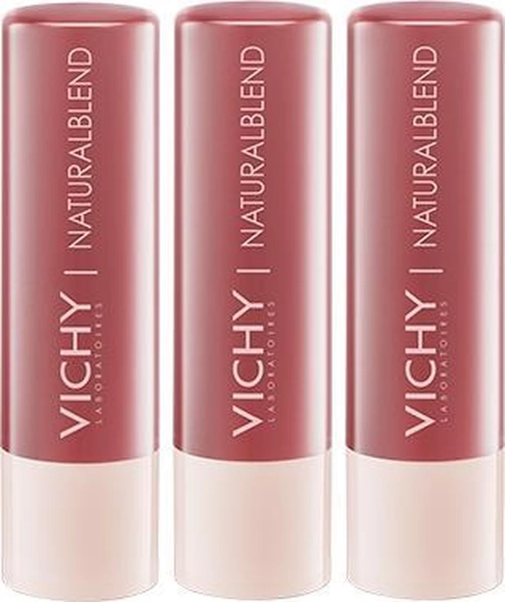 Vichy Naturalblend Lippenbalsem - Nude - 3 Stuks - Hydrateert 4 Vichy Naturalblend Lippenbalsem - Nude - 3 Stuks - Hydrateert - Afbeelding 2