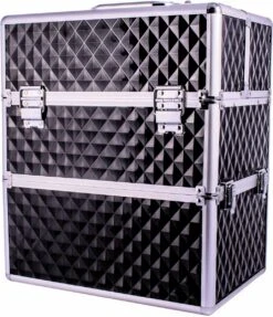 SUNONE Make Up Koffer Patroon Zwart XL -Cosmetica Winkel 1034x1200 4