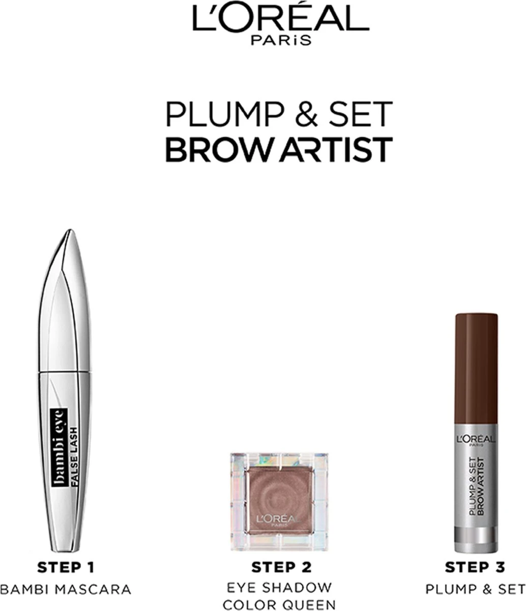 L’Oréal Paris Brow Artist Plumper Wenkbrauwmascara - 05 Transparant 7 L’Oréal Paris Brow Artist Plumper Wenkbrauwmascara - 05 Transparant - Afbeelding 5