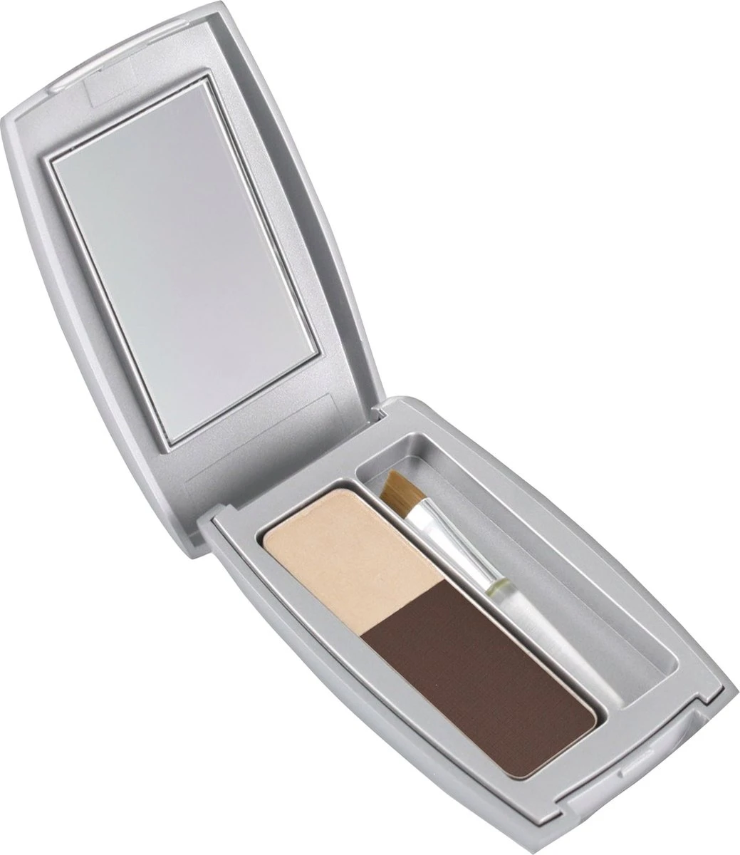 Herome Eye Care Wenkbrauw Poeder Donkerbruin - Compact Brow Powder Dark Brown - Waterproof Verrijkt Met Panthenol - Volumineuze Wenkbrauwen 3 Herome Eye Care Wenkbrauw Poeder Donkerbruin - Compact Brow Powder Dark Brown - Waterproof Verrijkt Met Panthenol - Volumineuze Wenkbrauwen