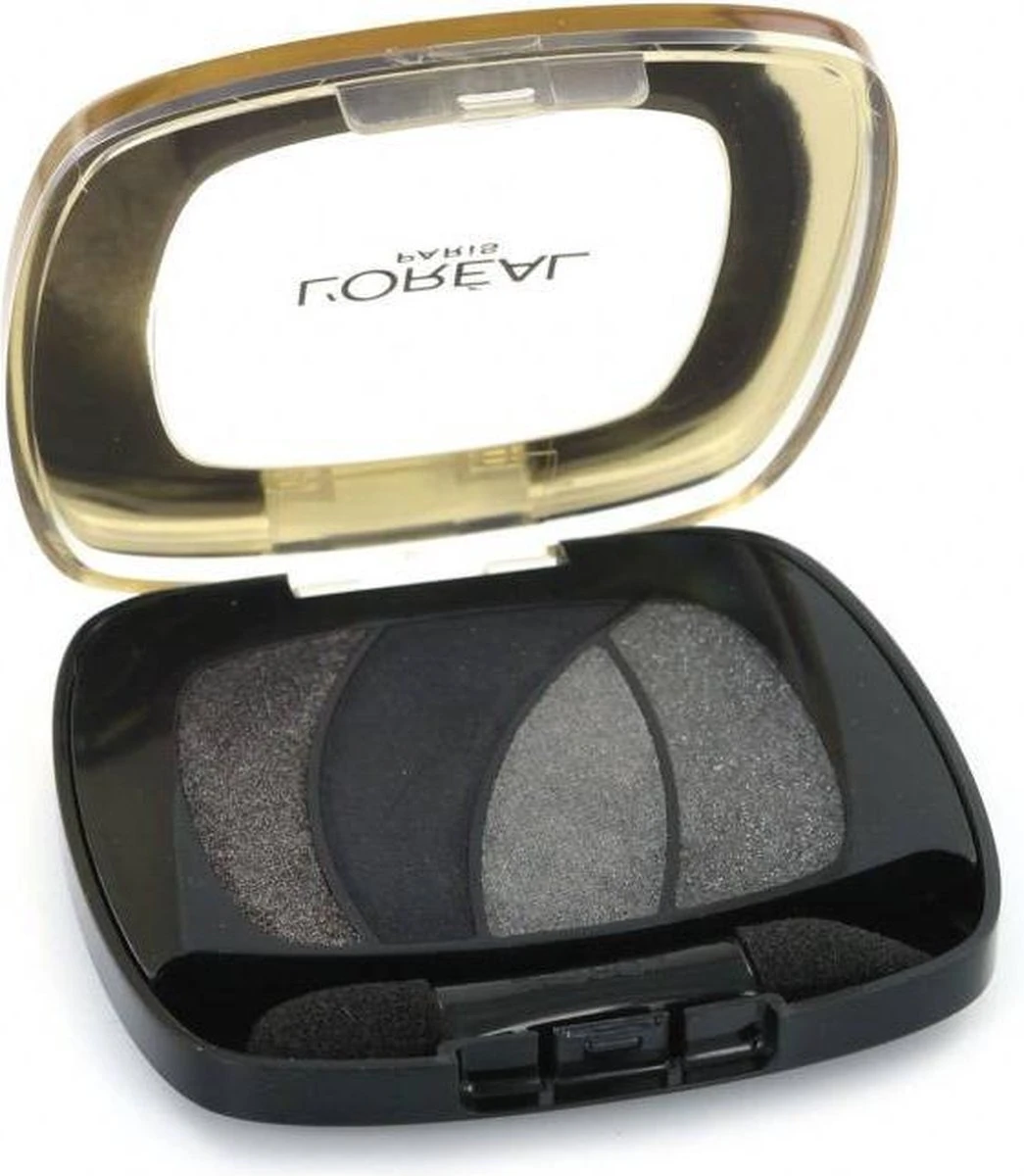 L'Oréal Color Riche Quad Oogschaduw - S13 Magnetic Black 3 L'Oréal Color Riche Quad Oogschaduw - S13 Magnetic Black