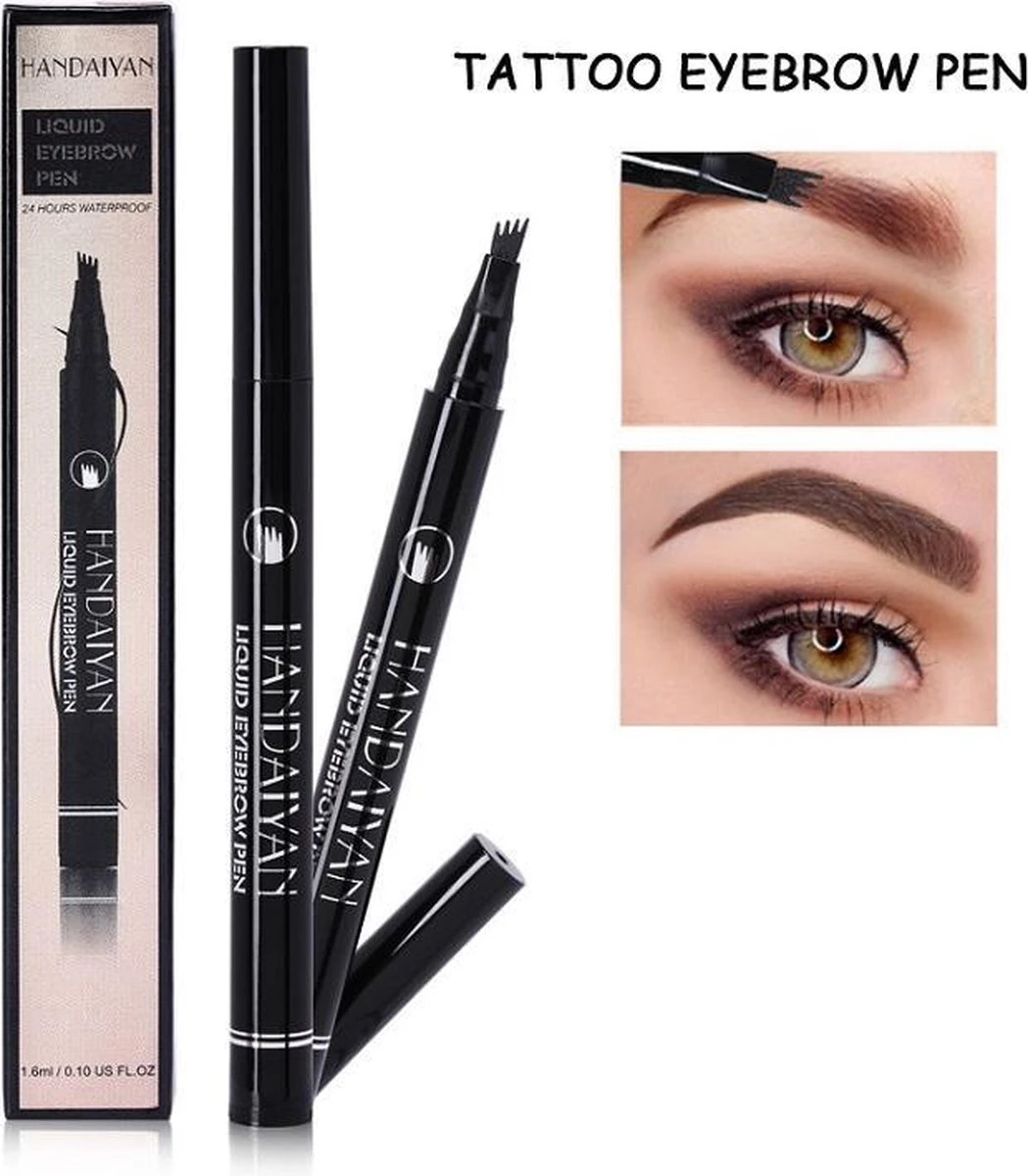 Joya Beauty® Microblading Eyebrow Tattoo Pen | Waterproof Tattoo Wenkbrauw Pen | Wenkbrauwpen | Kleur 3: Chestnut 5 Joya Beauty® Microblading Eyebrow Tattoo Pen | Waterproof Tattoo Wenkbrauw Pen | Wenkbrauwpen | Kleur 3: Chestnut - Afbeelding 3