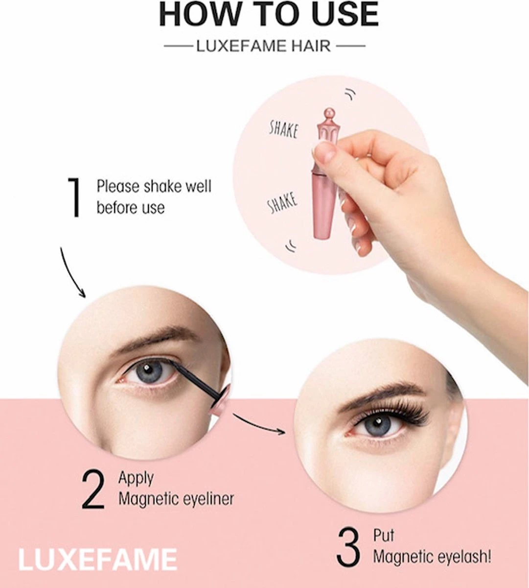 Nepwimpers - Nep Wimpers - Valse Wimpers - Lashes - False Lashes - Magnetische Wimpers - Magnetische Eyeliner - Miami 22 Nepwimpers - Nep Wimpers - Valse Wimpers - Lashes - False Lashes - Magnetische Wimpers - Magnetische Eyeliner - Miami - Afbeelding 20