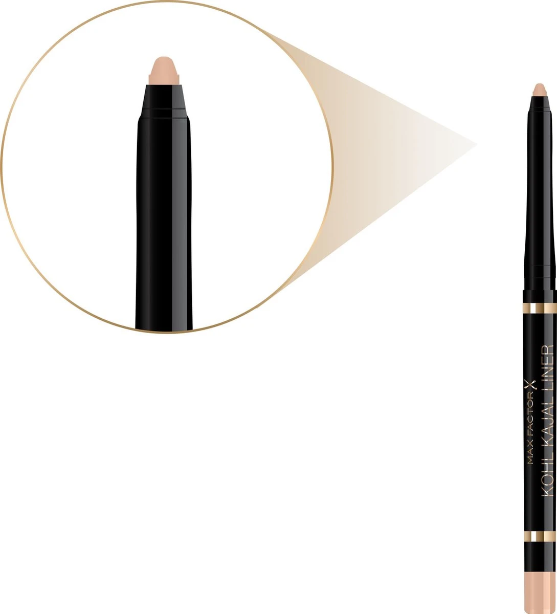 Max Factor Kohl Kajal Automatic Oogpotlood - 003 Beige 12 Max Factor Kohl Kajal Automatic Oogpotlood - 003 Beige - Afbeelding 10