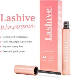 Lashive Wimperserum - Wimper Groeiserum - 3 Ml - Wenkbrauw Serum - Lash Lift Kit - Lashserum -Cosmetica Winkel 1090x1200