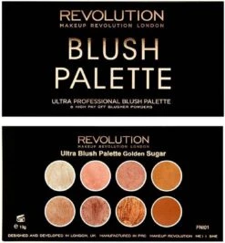 MAKEUP REVOLUTION Ultra Blush Palette Golden Sugar, 13 G -Cosmetica Winkel 1114x1200 5