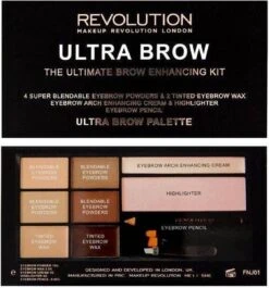 Makeup Revolution Ultra Brow The Ultimate Brow Enhancing Kit - Fair To Medium -Cosmetica Winkel 1119x1200 7
