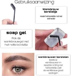Merkloos Wenkbrauwgel Soap Gel Wenkbrauw Soap Gel Brow Soap Perfect Brows Soap Eyebrow Gel -Cosmetica Winkel 1125x1200 2