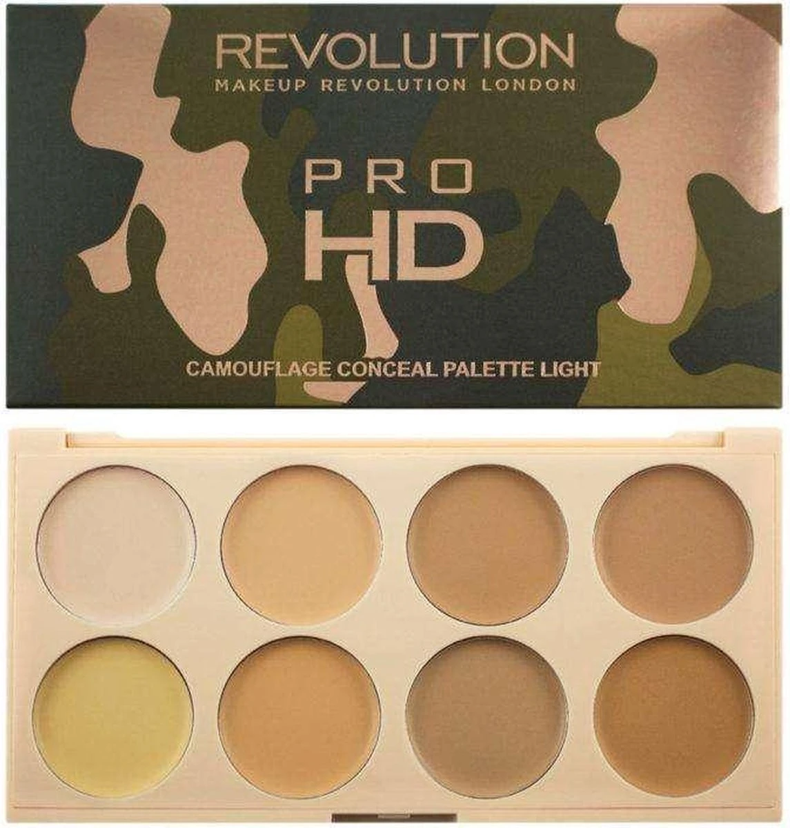 Makeup Revolution Pro HD Camouflage Cream Concealer Palette - Light 5 Makeup Revolution Pro HD Camouflage Cream Concealer Palette - Light - Afbeelding 3