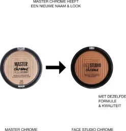 Maybelline Master Chrome Highlighter - 100 Molten Gold 17 Maybelline Master Chrome Highlighter - 100 Molten Gold -Cosmetica Winkel 1149x1200 5