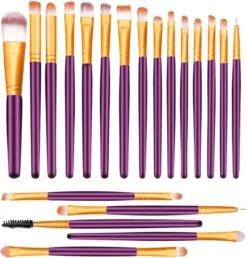 Merkloos Makeup Kwasten - Makeup Set - Makeup Geschenksets - 20delig - Paars - Goud - Able & Borret -Cosmetica Winkel 1151x1200 5