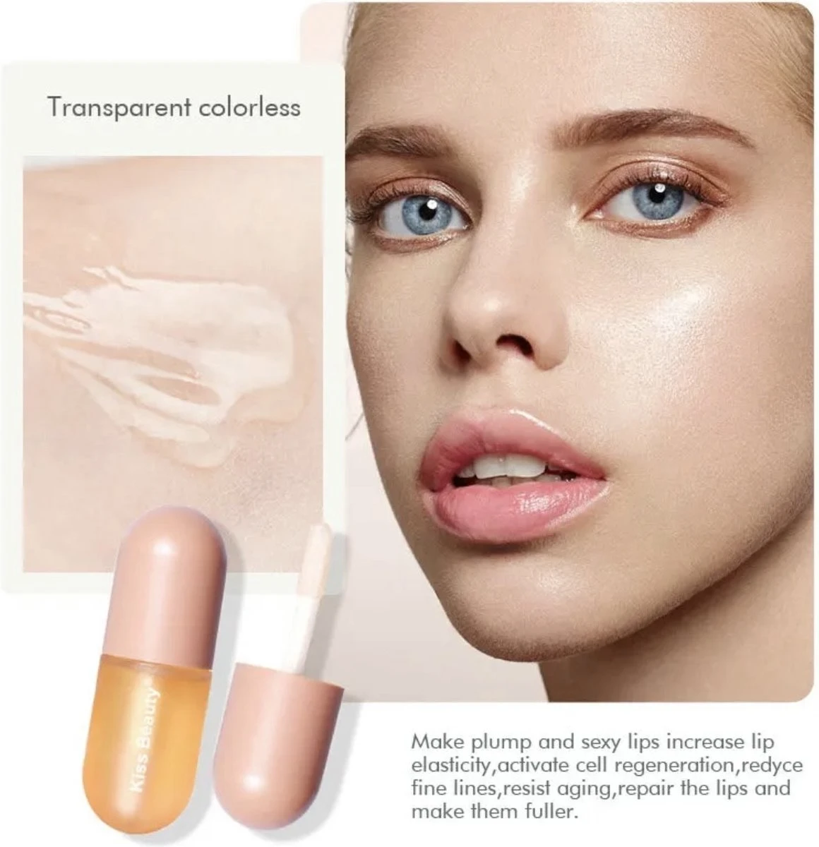 Natuurlijke Lip Plumper|Gember Extract & Vitamine E - Vollere Lippen - Lip Care - Lip Filler - Full Lips - Volume Van Je Lippen- Herstellende Lippen- Lipgloss Intense- Lip Maximizer - Mint Extract & Vitamine E- Selfcare - Extreme Lipgloss 4 Natuurlijke Lip Plumper|Gember Extract & Vitamine E - Vollere Lippen - Lip Care - Lip Filler - Full Lips - Volume Van Je Lippen- Herstellende Lippen- Lipgloss Intense- Lip Maximizer - Mint Extract & Vitamine E- Selfcare - Extreme Lipgloss - Afbeelding 2