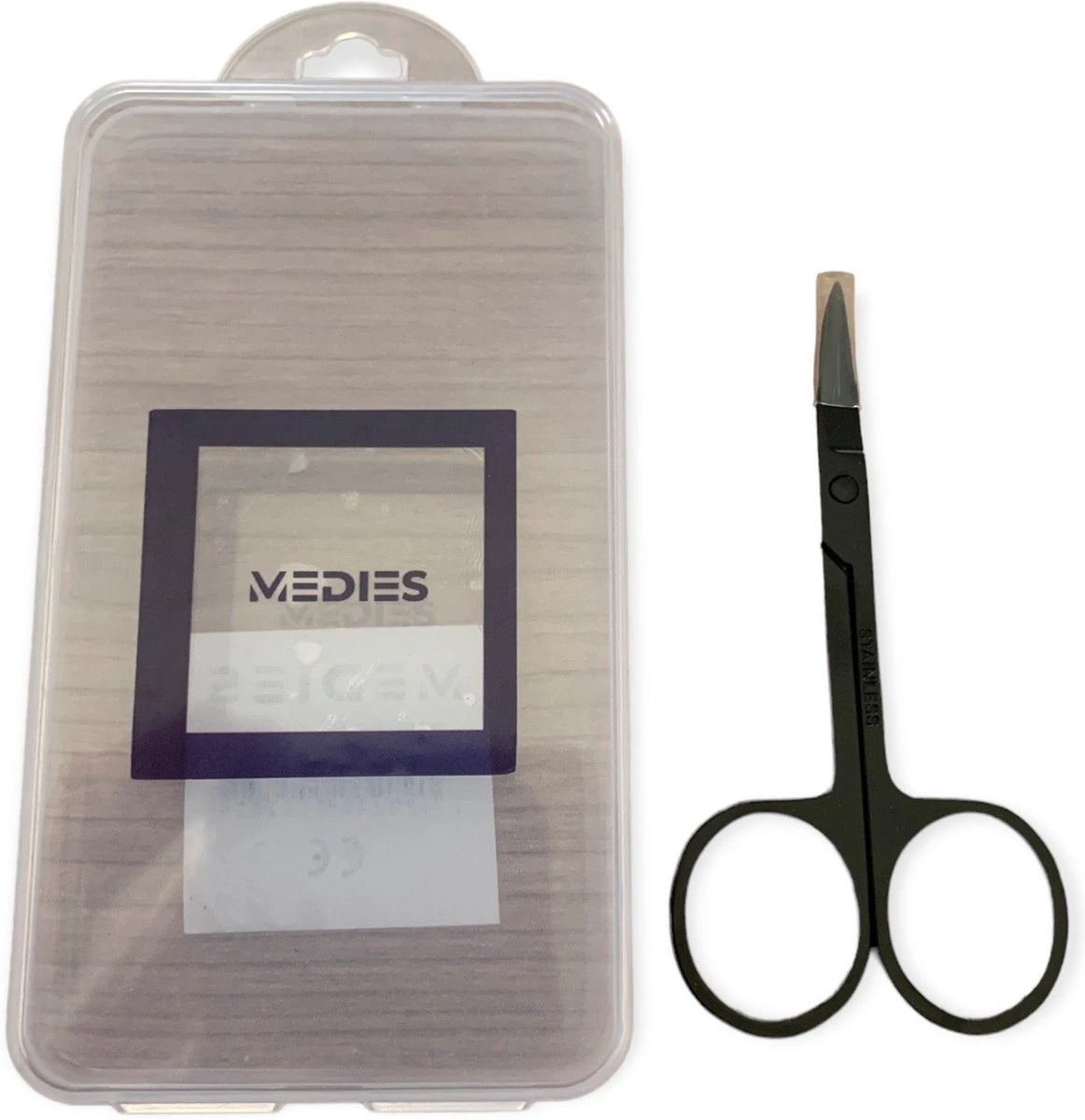 Medies - Professionele Schaar Voor Wenkbrauwen | Wenkbrauw Schaartje | Wenkbrauwschaar | Wenkbrauw Schaar | Gebogen Schaar| Schaar Voor Baard | Wenkbrauw Trimmer | Baardschaar - RVS - Zwart 9 Medies - Professionele Schaar Voor Wenkbrauwen | Wenkbrauw Schaartje | Wenkbrauwschaar | Wenkbrauw Schaar | Gebogen Schaar| Schaar Voor Baard | Wenkbrauw Trimmer | Baardschaar - RVS - Zwart - Afbeelding 7
