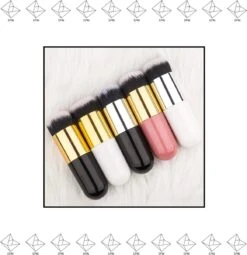 Merkloos EPIN | Poederkwast | Foundation Kwast | Powder Brush | Make-up Kwast | Zwart Met Goud -Cosmetica Winkel 1164x1200 11