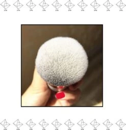 Merkloos EPIN | Poederkwast | Foundation Kwast | Powder Brush | Make-up Kwast | Zwart Met Goud -Cosmetica Winkel 1164x1200 12