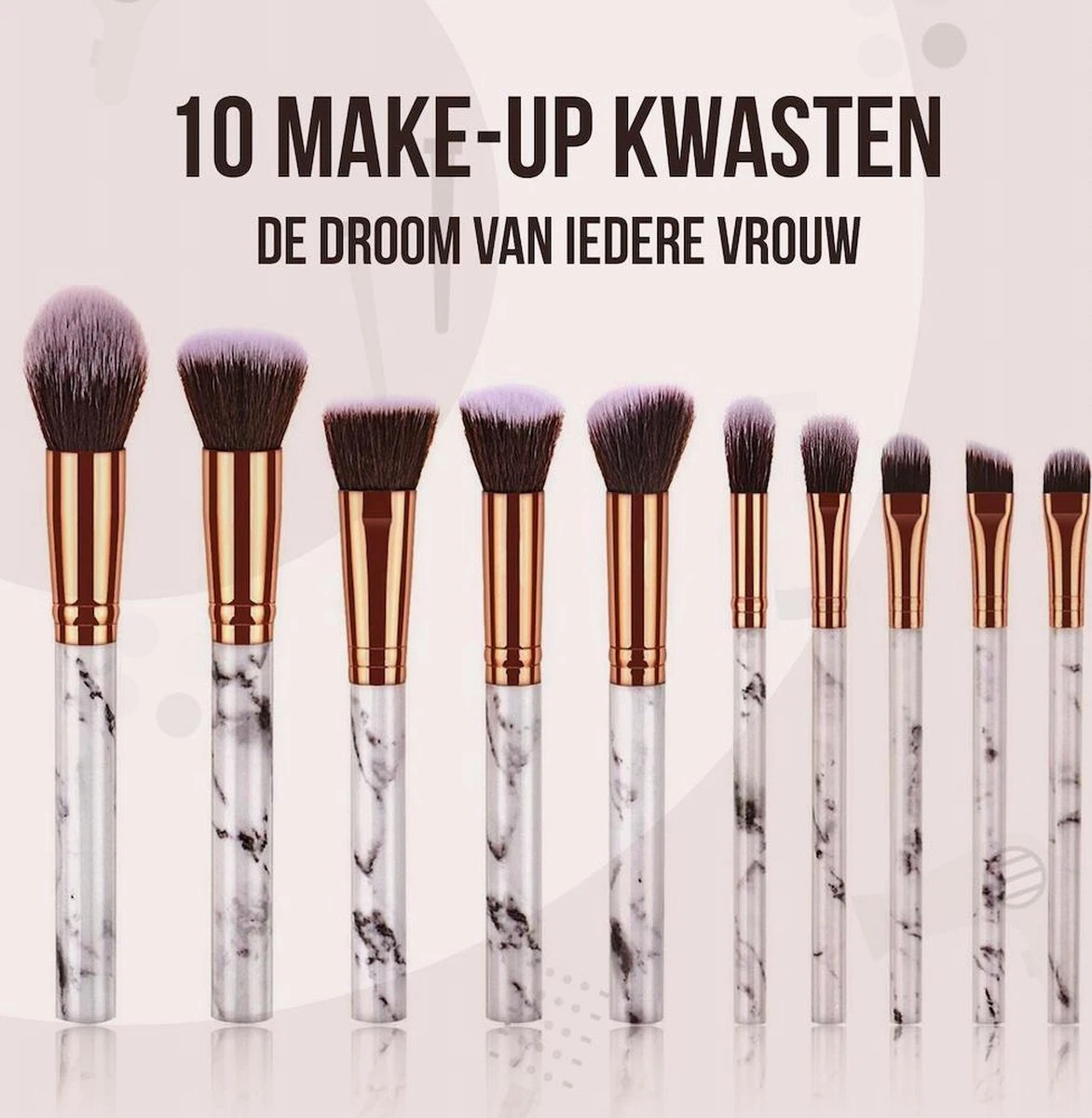 Luxe Make Up Kwasten Set - Make Up Brush - Oogschaduw – Beauty - Foundation Kwast - Poederkwast - Brush - Make Up - Cosmetica - Kwasten Set – Make Up Etui - Make Up Penselen Set – Make Up Set 4 Luxe Make Up Kwasten Set - Make Up Brush - Oogschaduw – Beauty - Foundation Kwast - Poederkwast - Brush - Make Up - Cosmetica - Kwasten Set – Make Up Etui - Make Up Penselen Set – Make Up Set - Afbeelding 2