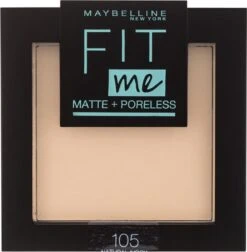 Maybelline Fit Me Matte & Poreless - 105 Natural - Gezichtspoeder 21 Maybelline Fit Me Matte & Poreless - 105 Natural - Gezichtspoeder -Cosmetica Winkel 1174x1200 5