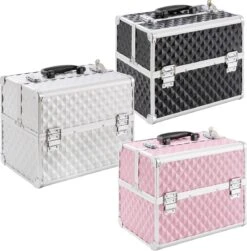 AREBOS Cosmeticakoffer Beauty Case Multikoffer 15 L Zwart -Cosmetica Winkel 1181x1200 4