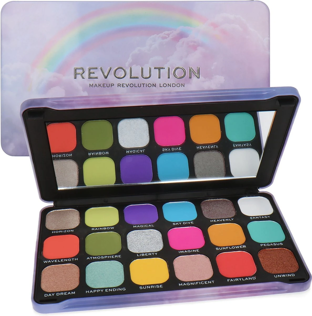 Makeup Revolution Eyeshadow Palette - Rainbow 3 Makeup Revolution Eyeshadow Palette - Rainbow