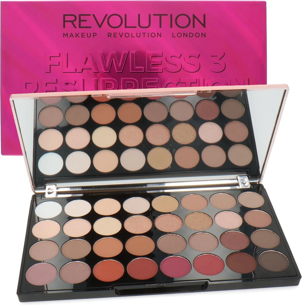 Makeup Revolution Flawless 3 Oogschaduw Palette - Resurrection 3 Makeup Revolution Flawless 3 Oogschaduw Palette - Resurrection
