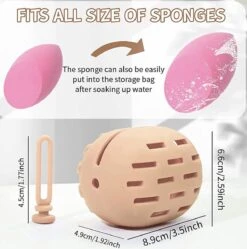 Siliconen Make Up Spons Houder/Fopspeen Bakje/Speen Ophangbare Bak/ Onbreekbare Milieuvriendelijke Make-up Hoes/make-up Spons Houder/ Make-up Tools/ Wasbare Make-up Spons Houder/ SiliconeMake Up Holder/ Ophangbare Make-up Houder /Make-up Tools Reizen -Cosmetica Winkel 1192x1200 8