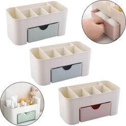 IBright Make-Up Organizer Met Lade - Cosmetica Opbergdoos - Bureau Organizer - Blauw 9 IBright Make-Up Organizer Met Lade - Cosmetica Opbergdoos - Bureau Organizer - Blauw -Cosmetica Winkel 1193x1200 12