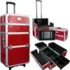 Veronica NAIL-PRODUCTS Aluminium Nagel Trolley 3 In 1 CROCO ROOD, Pedicure, Manicure. Ook Als Sinterklaas Trolley, Trolly, Koffer! -Cosmetica Winkel 1193x1200 9