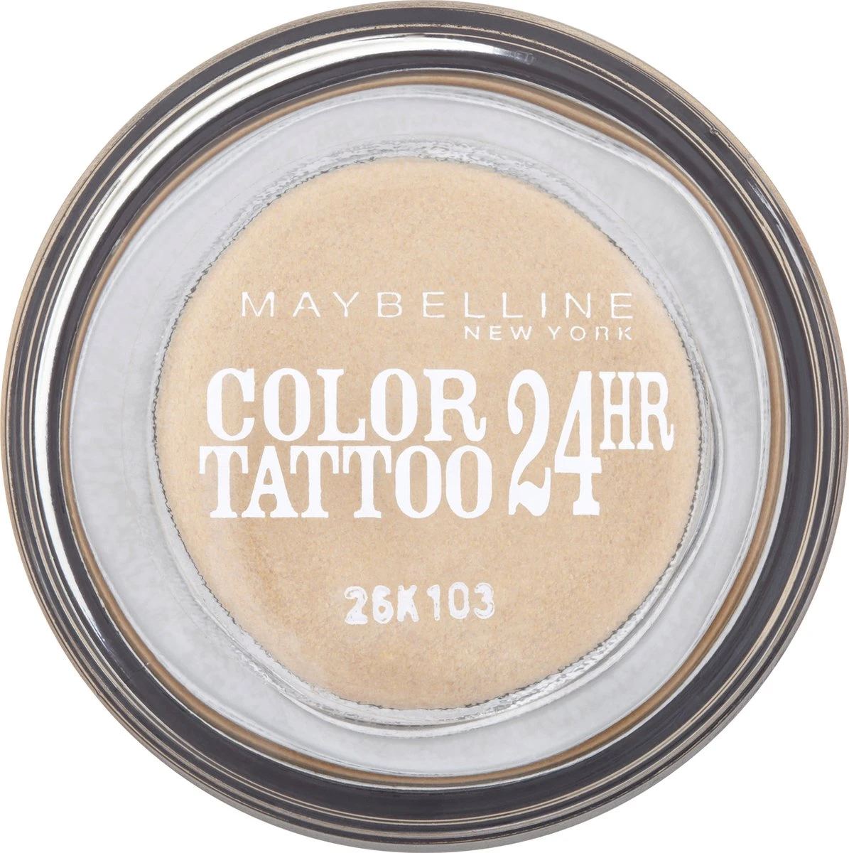 Maybelline Color Tattoo 24H - 5 Eternal Gold - Goud - Oogschaduw 8 Maybelline Color Tattoo 24H - 5 Eternal Gold - Goud - Oogschaduw - Afbeelding 6