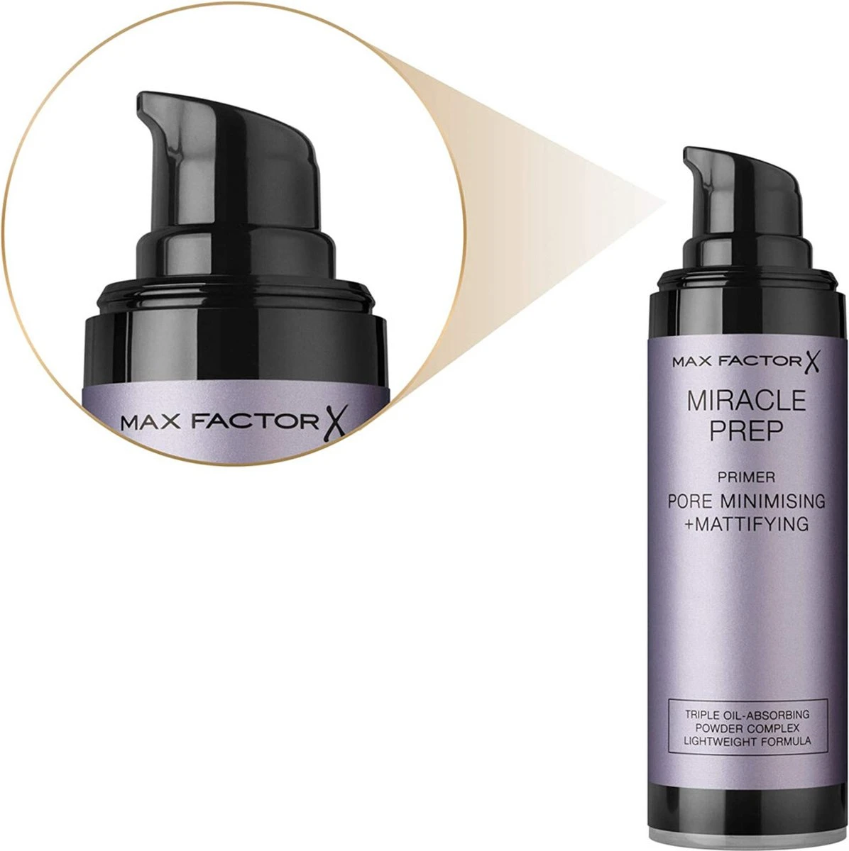Max Factor Miracle Prep Primer Pore Minimising & Mattifying - 30 Ml 4 Max Factor Miracle Prep Primer Pore Minimising & Mattifying - 30 Ml - Afbeelding 2