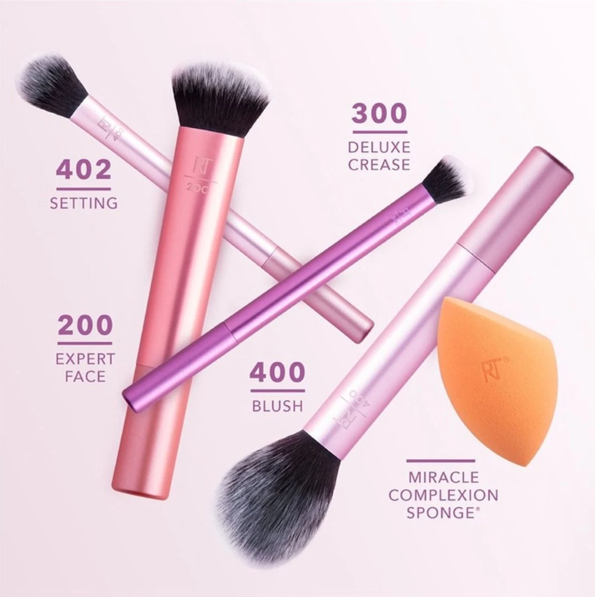 Real Techniques Everyday Essentials Kwastenset - Kwastenset - Blush, Foundation, Shadow, Highlighter En Concealer Kwastenset 6 Real Techniques Everyday Essentials Kwastenset - Kwastenset - Blush, Foundation, Shadow, Highlighter En Concealer Kwastenset - Afbeelding 4