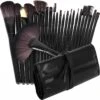 Professionele 24-Delige Make-Up Kwastenset - Cosmetica Visagie Makeup Kwasten Set - Mascara/Oogschaduw/Concealer/Foundation/Blush/Eyeliner/Highlighter/Poederkwast Beauty Brush - Contourkwast Make Up Brushes Borstels Penselen - Met Luxe Opberg Etui -Cosmetica Winkel 1198x1200 35