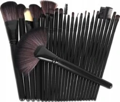 Professionele 24-Delige Make-Up Kwastenset - Cosmetica Visagie Makeup Kwasten Set - Mascara/Oogschaduw/Concealer/Foundation/Blush/Eyeliner/Highlighter/Poederkwast Beauty Brush - Contourkwast Make Up Brushes Borstels Penselen - Met Luxe Opberg Etui 17 Professionele 24-Delige Make-Up Kwastenset - Cosmetica Visagie Makeup Kwasten Set - Mascara/Oogschaduw/Concealer/Foundation/Blush/Eyeliner/Highlighter/Poederkwast Beauty Brush - Contourkwast Make Up Brushes Borstels Penselen - Met Luxe Opberg Etui -Cosmetica Winkel 1200x1022 4