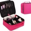 Make-up Koffer - Cosmetica Koffer - Visagie Opbergtas - Beauty Organizer Met Verstelbare Vakken - Roze -Cosmetica Winkel 1200x1024 3