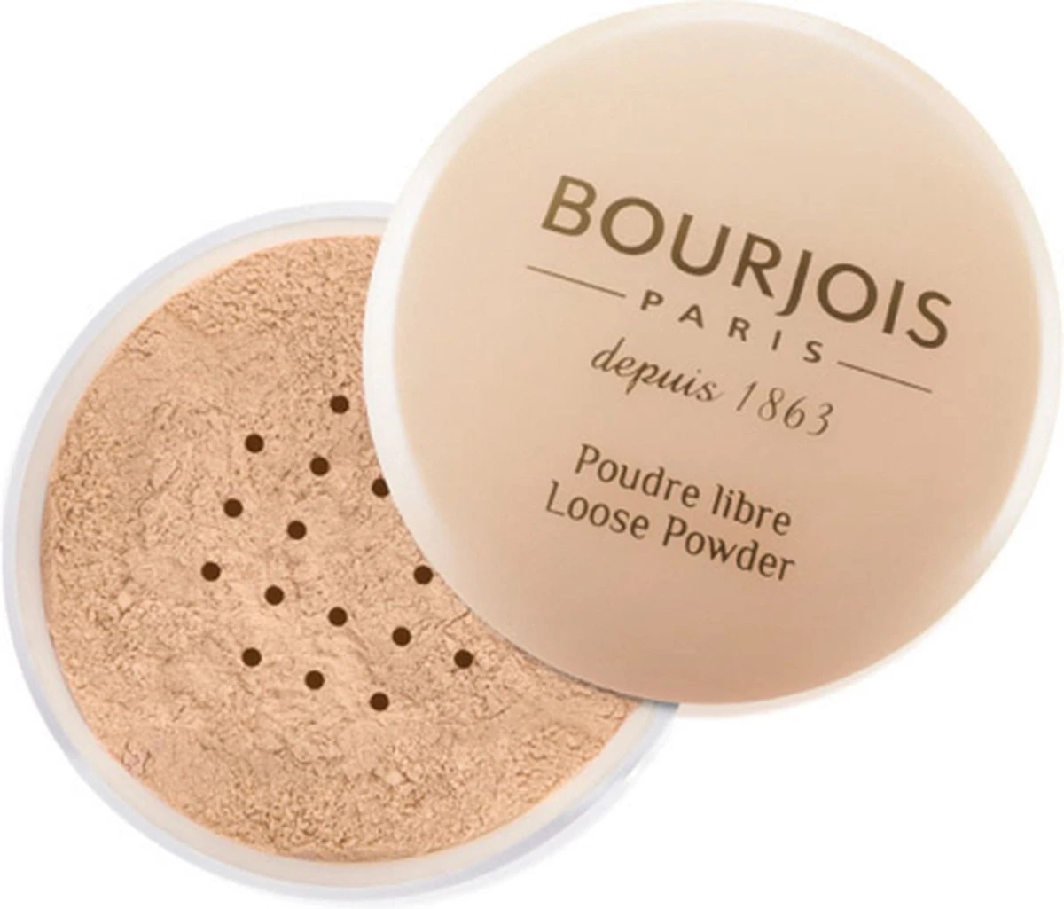 Bourjois Loose Powder Gezichtspoeder - 01 Peach 6 Bourjois Loose Powder Gezichtspoeder - 01 Peach - Afbeelding 4
