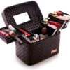Confibel Make Up Koffer - Uitklapbaar - 5 Opbergbakken - Met Spiegel - Zwart -Cosmetica Winkel 1200x1032 2