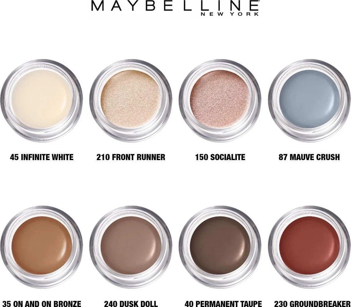 Maybelline Color Tattoo 24H - 87 Mauve Crush - Blauw - Oogschaduw 4 Maybelline Color Tattoo 24H - 87 Mauve Crush - Blauw - Oogschaduw - Afbeelding 2