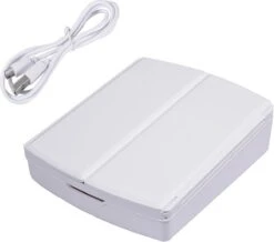 Merkloos Make-up Organizer Met Spiegel En LED Van METU-Online - Make Up Opberger - Make Up Spiegel Met Led Lamp - Makeup Opbergdoos - Make-up Spiegel Wit - Make Up Spiegel Met Verlichting En Usb - Make Up Koffer - Make Up Tafel - Make Up Organizer -Cosmetica Winkel 1200x1058 3