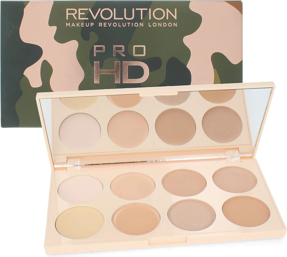 Makeup Revolution Pro HD Camouflage Cream Concealer Palette - Light 3 Makeup Revolution Pro HD Camouflage Cream Concealer Palette - Light