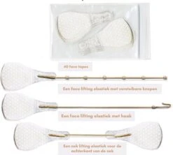 Face Lift Tape - Licht Haar - Facelift Zonder Chirurgie - Instant Eyes, Face And Neck Lift - Blond/wit/licht Haar - 40 Stuks - Transparent 12 Face Lift Tape - Licht Haar - Facelift Zonder Chirurgie - Instant Eyes, Face And Neck Lift - Blond/wit/licht Haar - 40 Stuks - Transparent -Cosmetica Winkel 1200x1077 3