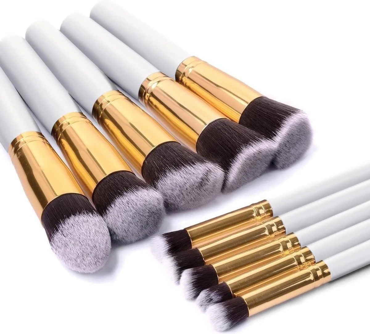 Evvie Contouring Set/ Concealer Palette Met 10-delige Kabuki Kwasten Set 9 Evvie Contouring Set/ Concealer Palette Met 10-delige Kabuki Kwasten Set - Afbeelding 7