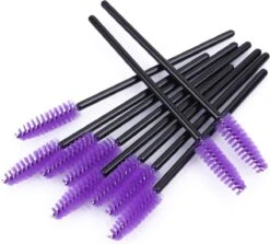 Vardaan Wegwerp Wimper & Wenkbrauw Borstels - Mascara Borsteltjes - Paarse & Roze Borsteltjes Voor Makeup - Mascara Borstel - 50 Stuks -Cosmetica Winkel 1200x1085 3