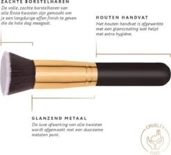 Evvie Set Van 10 Make-up Kwasten Kabuki In Etui Marble - Zwart-Goud 21 Evvie Set Van 10 Make-up Kwasten Kabuki In Etui Marble - Zwart-Goud -Cosmetica Winkel 1200x1090 3