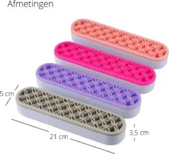 Make Up Organizer - Roze - Make Up Holder - Kwasten Organizer - Make Up Houder - Nagellak/Lipstick Organizer - Lippenstift Houder - Siliconen -Cosmetica Winkel 1200x1094 5
