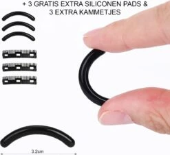 INTER-ESQUE® Wimperkruller - Eyelash Curler + 3x Gratis Extra Siliconen Pad & 3x Extra Kam - Zwart 13 INTER-ESQUE® Wimperkruller - Eyelash Curler + 3x Gratis Extra Siliconen Pad & 3x Extra Kam - Zwart -Cosmetica Winkel 1200x1099 2