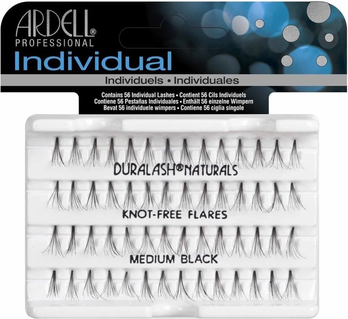 Ardell - Duralash Naturals Individual Lashes Medium - Black 3 Ardell - Duralash Naturals Individual Lashes Medium - Black