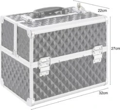 AREBOS Cosmeticakoffer Beauty Case Multikoffer 15 L Zwart -Cosmetica Winkel 1200x1101 4