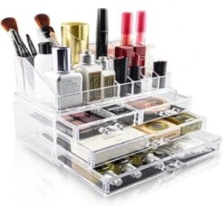 Merkloos Make-up Organizer - Tweedelig - Cosmetica Opbergdoos 10 Merkloos Make-up Organizer - Tweedelig - Cosmetica Opbergdoos -Cosmetica Winkel 1200x1106 2