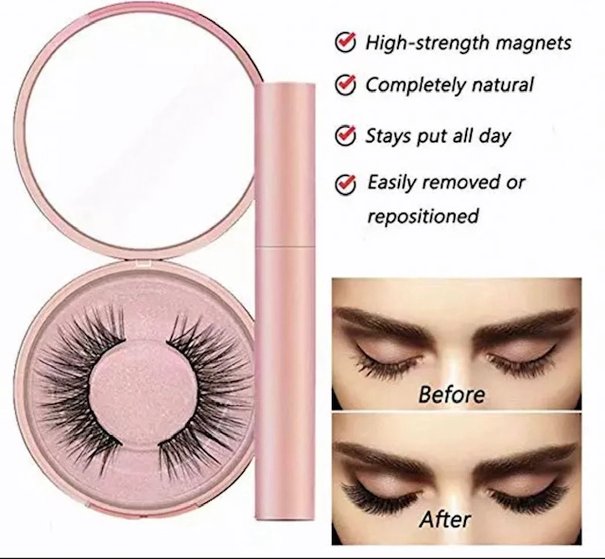 Nepwimpers - Nep Wimpers - Valse Wimpers - Lashes - False Lashes - Magnetische Wimpers - Magnetische Eyeliner - Miami 12 Nepwimpers - Nep Wimpers - Valse Wimpers - Lashes - False Lashes - Magnetische Wimpers - Magnetische Eyeliner - Miami - Afbeelding 10