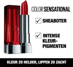 Maybelline Color Sensational Cream Lippenstift - 200 Rose Embrace - Roze 17 Maybelline Color Sensational Cream Lippenstift - 200 Rose Embrace - Roze -Cosmetica Winkel 1200x1112